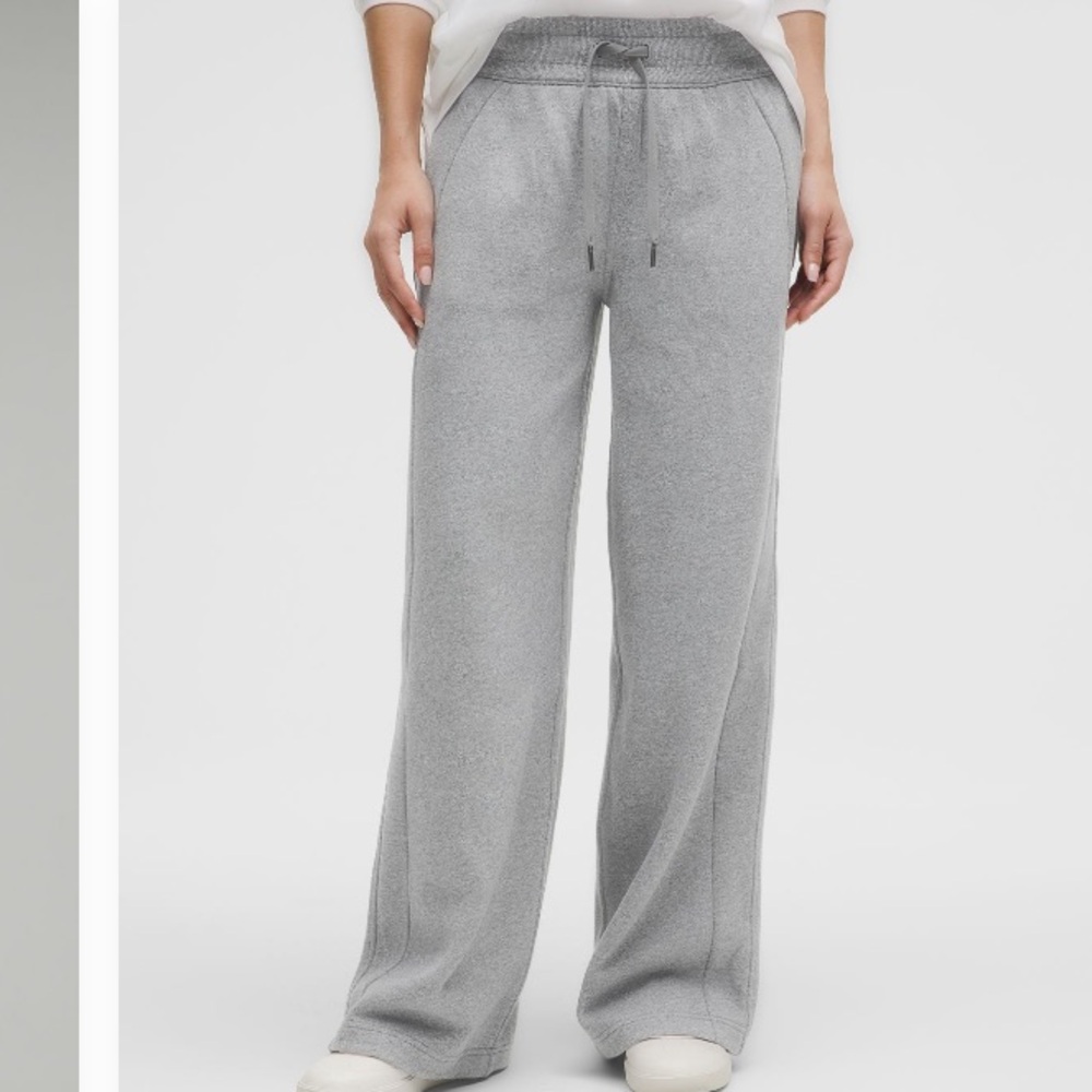 Women's Gray Wide-Leg Pants